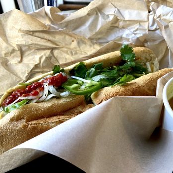 East Borough - Chicken Curry Baguette Sandwich - Vietnamese Near Me - Costa Mesa, California