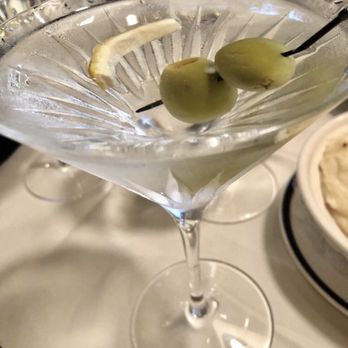 Pacific Dining Car - Grey Goose Martini up twist + olives - Steakhouses Near Me - Los Angeles, California