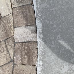 All Phase Pool Remodeling - The edge line on deck that only received one coat of paint. You can tell a color difference. - Pool & Hot Tub Service Near Me - Sanford, Florida