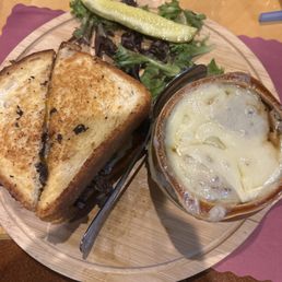 Ribeye Grilled Cheese & French Onion Soup