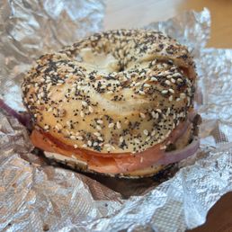 Salmon Lox Bagel