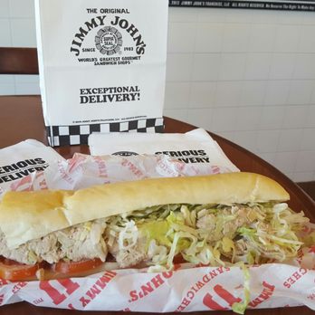 Jimmy John's - The #3 Totally Tuna, my lady's first venture away from her usual favorite, the #2 Big John (Roast Beef) . - Sandwiches Near Me - Mesa, Arizona