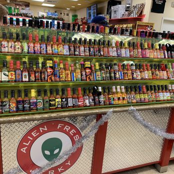 Alien Fresh Jerky - Hot sauces - Meat Shops Near Me - Baker, California Alien Fresh Jerky - Hot sauces - Meat Shops Near Me - Baker, California