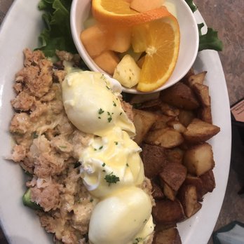 Rosine's Restaurant - The crab and avocado eggs Benedict special - American Near Me - Monterey, California