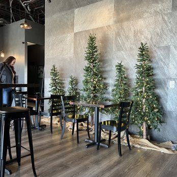 Samayra Coffee - They have Christmas trees year round and it's perfect - Coffee Roasteries Near Me - Olympia, Washington