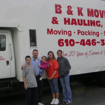 B & K Moving & Hauling - The owner Bob Link and his family - Movers Near Me B & K Moving & Hauling - The owner Bob Link and his family - Movers Near Me