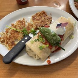 Vegetarian Breakfast Burrito Vegetarian Breakfast Burrito