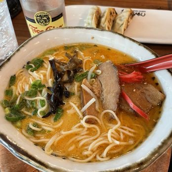 Marufuku Ramen - Gyoza in the background - Ramen Near Me - Austin, Texas Marufuku Ramen - Gyoza in the background - Ramen Near Me - Austin, Texas