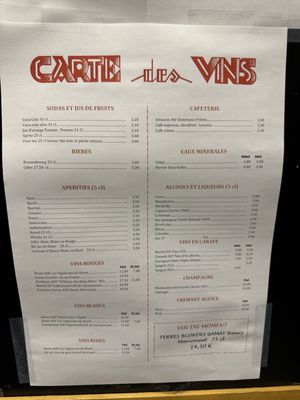 Menu photo 6 Bouillon Chartier Paris, 75 Menu photo 6 Bouillon Chartier Paris, 75