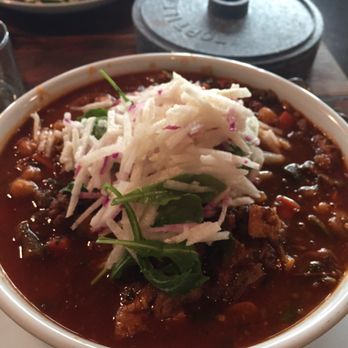 BAR Ama - Mondongo (spicy ox tail & tripe stew) - half portion and it was HUGE. - Tex-Mex Near Me - Los Angeles, California BAR Ama - Mondongo (spicy ox tail & tripe stew) - half portion and it was HUGE. - Tex-Mex Near Me - Los Angeles, California