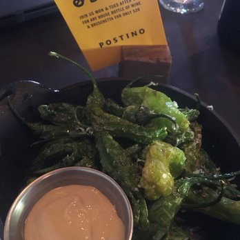 Postino Annex - New menu item 8/29/18 Shishito Peppers!! YES!!!!!!! - Wine Bars Near Me - Tempe, Arizona