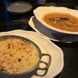 Etouffee and cheese grits Etouffee and cheese grits