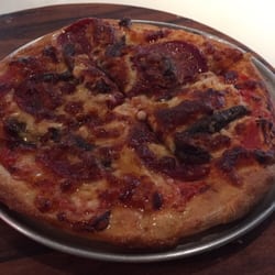 Gourmet Pizza Bar - Pepperoni pizza with anchovies