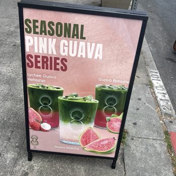 Eight Grams Matcha - It's the pink guava have it - Coffee & Tea Near Me - Berkeley, California