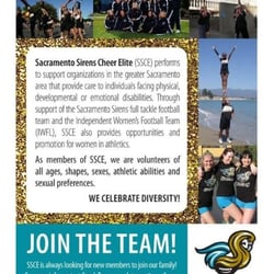 Sacramento Sirens Cheer Elite! - Join the team!