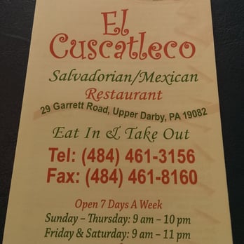 El Cuscatleco - Mexican Near Me - Upper Darby, Pennsylvania