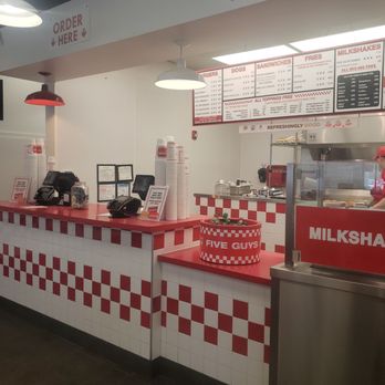 Five Guys - Counter view - Fast Food Near Me - Kansas City, Missouri Five Guys - Counter view - Fast Food Near Me - Kansas City, Missouri