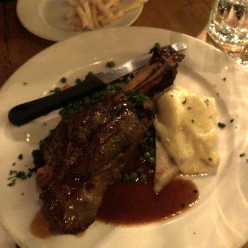 Madame - Lamb shank - meat falls off bone but it's okay. Comes with potato gratin and the cheese was cold and potatoes weren't warm. - French Near Me - Jersey City, New Jersey Madame - Lamb shank - meat falls off bone but it's okay. Comes with potato gratin and the cheese was cold and potatoes weren't warm. - French Near Me - Jersey City, New Jersey