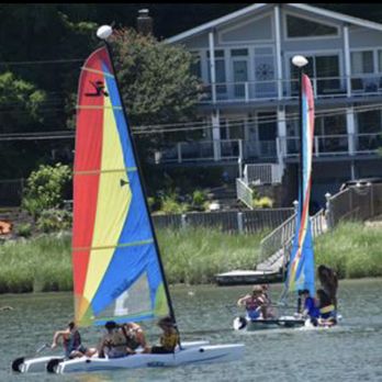 Camp Alvernia - Just some of the sailboats. They have kyacks, paddle boards, and the cutest little paddle boats for the littles - Summer Camps Near Me - Centerport, New York Camp Alvernia - Just some of the sailboats. They have kyacks, paddle boards, and the cutest little paddle boats for the littles - Summer Camps Near Me - Centerport, New York