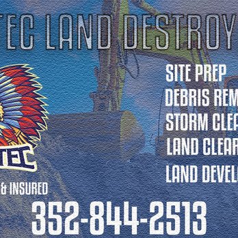 Aztec Land Destroyers - Business digital cards - Excavation Services Near Me - Ocala, Florida