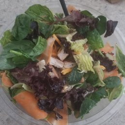 No bacon on this Bacon Ranch Grilled Chicken Salad!