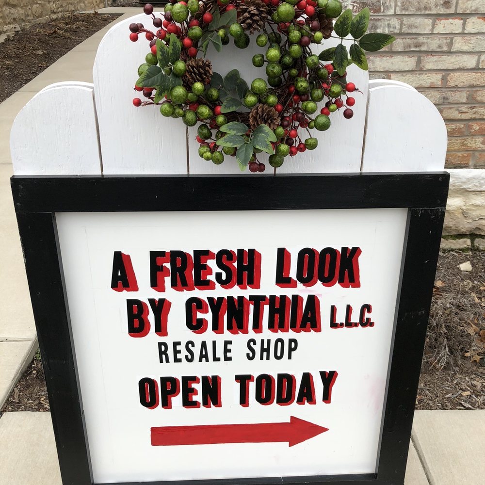 A Fresh Look by Cynthia - Sign out front - Tableware Near Me - Columbia, Illinois