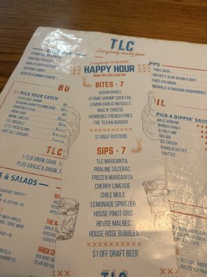 Menu photo 2 TLC Austin Austin, TX