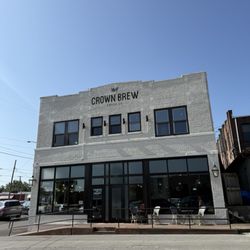 Crown Brew Coffee - Outside view of the coffee shop.