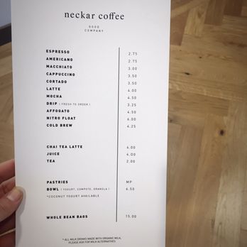 Neckar Coffee - Menu - Coffee & Tea Near Me - Boise, Idaho Neckar Coffee - Menu - Coffee & Tea Near Me - Boise, Idaho