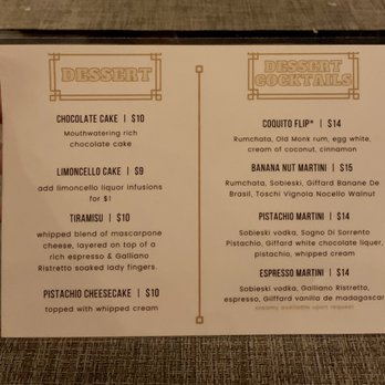 Premiere on Broadway - Dessert Menu - Music Venues Near Me - Somerville, Massachusetts Premiere on Broadway - Dessert Menu - Music Venues Near Me - Somerville, Massachusetts