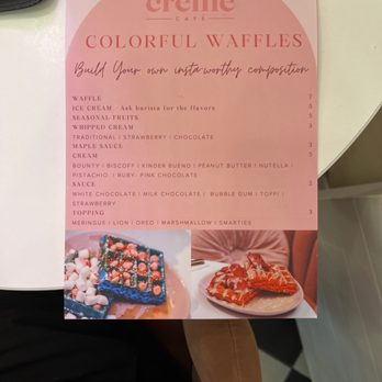Skinny Creme - Menu - Waffles Near Me - Kraków, Massachusetts Skinny Creme - Menu - Waffles Near Me - Kraków, Massachusetts