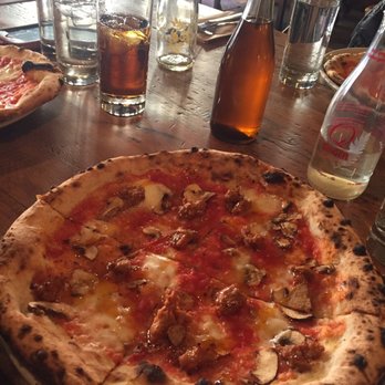 Piacere - A beautiful pizza and take note of the "secret recipe" flavorful infused olive oil! - Pizza Near Me - New York, New York Piacere - A beautiful pizza and take note of the "secret recipe" flavorful infused olive oil! - Pizza Near Me - New York, New York