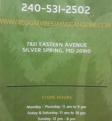 Menu photo 5 Reggae Vibes Qzine Silver Spring, MD