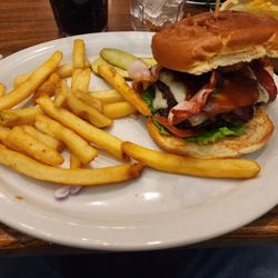 Hoss's Steak & Sea House - House special burger