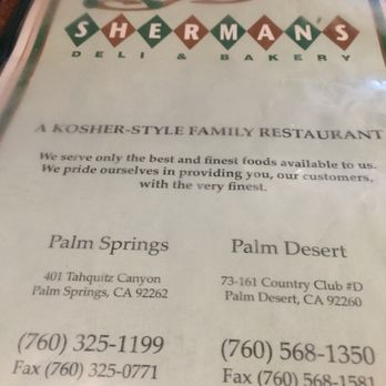 Sherman's Deli & Bakery - Bakeries Near Me - Palm Desert, California Sherman's Deli & Bakery - Bakeries Near Me - Palm Desert, California