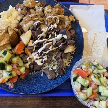 Wrap It Up - Mixed shawarma platter - Mediterranean Near Me - Reno, Nevada Wrap It Up - Mixed shawarma platter - Mediterranean Near Me - Reno, Nevada
