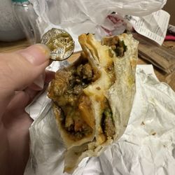 Abiertos - The nickel I found in my Supreme Burrito