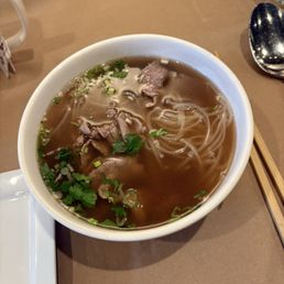 Double Pho, split between 2 bowls. Double Pho, split between 2 bowls.