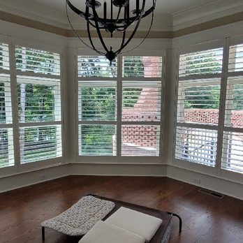 The Shutter Specialist - two divider rails, clearview - Shutters Near Me - Jasper, Georgia