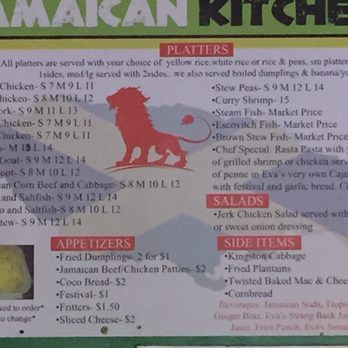 Eva's Jamaican Kitchen - Everyday menu - Caribbean Near Me - Jacksonville, Florida Eva's Jamaican Kitchen - Everyday menu - Caribbean Near Me - Jacksonville, Florida