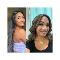 Beautify Studio LLC - Before/ after 2020, Tiffany cut off about 6inches of hair & did full head highlights! I LOVED it!