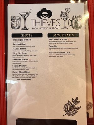 Menu photo 4 Thieves Indianapolis, IN