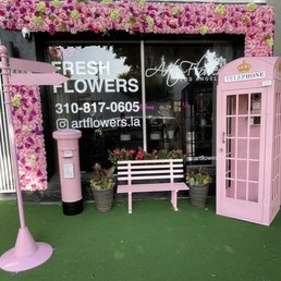 Exterior outside entrance of Art Flowers - Walk-ins welcome ) stop by to say hi ) - Los Angeles, California Exterior outside entrance of Art Flowers - Walk-ins welcome ) stop by to say hi ) - Los Angeles, California