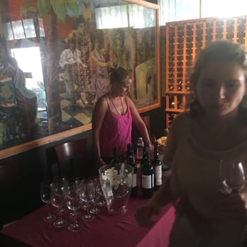 Silk Road - Abby and the Sommelier at the tasting event - Indian Near Me - New Orleans, Louisiana Silk Road - Abby and the Sommelier at the tasting event - Indian Near Me - New Orleans, Louisiana
