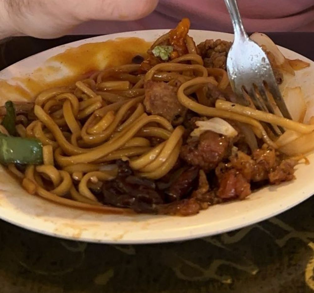 Food from Hibachi Buffet