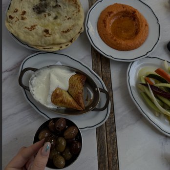 Alisa Wine & Friends - Dips & Spanakopita - Greek Near Me - Venice, California Alisa Wine & Friends - Dips & Spanakopita - Greek Near Me - Venice, California