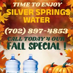 Silver Springs Water - Take a look at our Fall Special 2025!