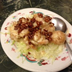 South North Gardens - Honey walnut prawns! My favorite