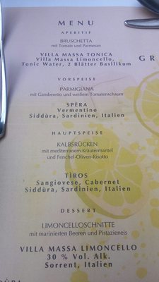 Menu photo 2 Käfer Bistro Munich, BY