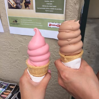 Meadowlark Dairy - Small strawberry and medium chocolate but someone ruined my picture because he couldn't wait...! - Ice Cream & Frozen Yogurt Near Me - Pleasanton, California Meadowlark Dairy - Small strawberry and medium chocolate but someone ruined my picture because he couldn't wait...! - Ice Cream & Frozen Yogurt Near Me - Pleasanton, California